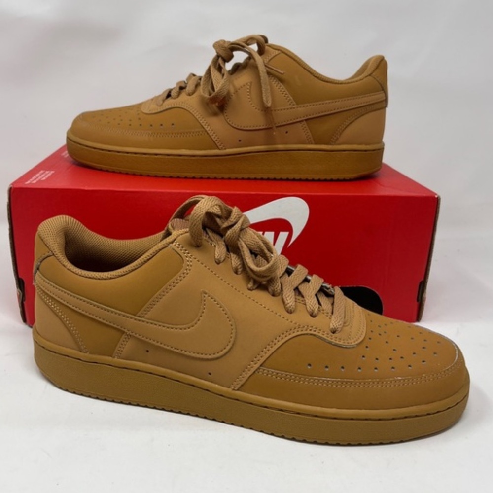 Nike Court Vision Tan Mens Sneakers